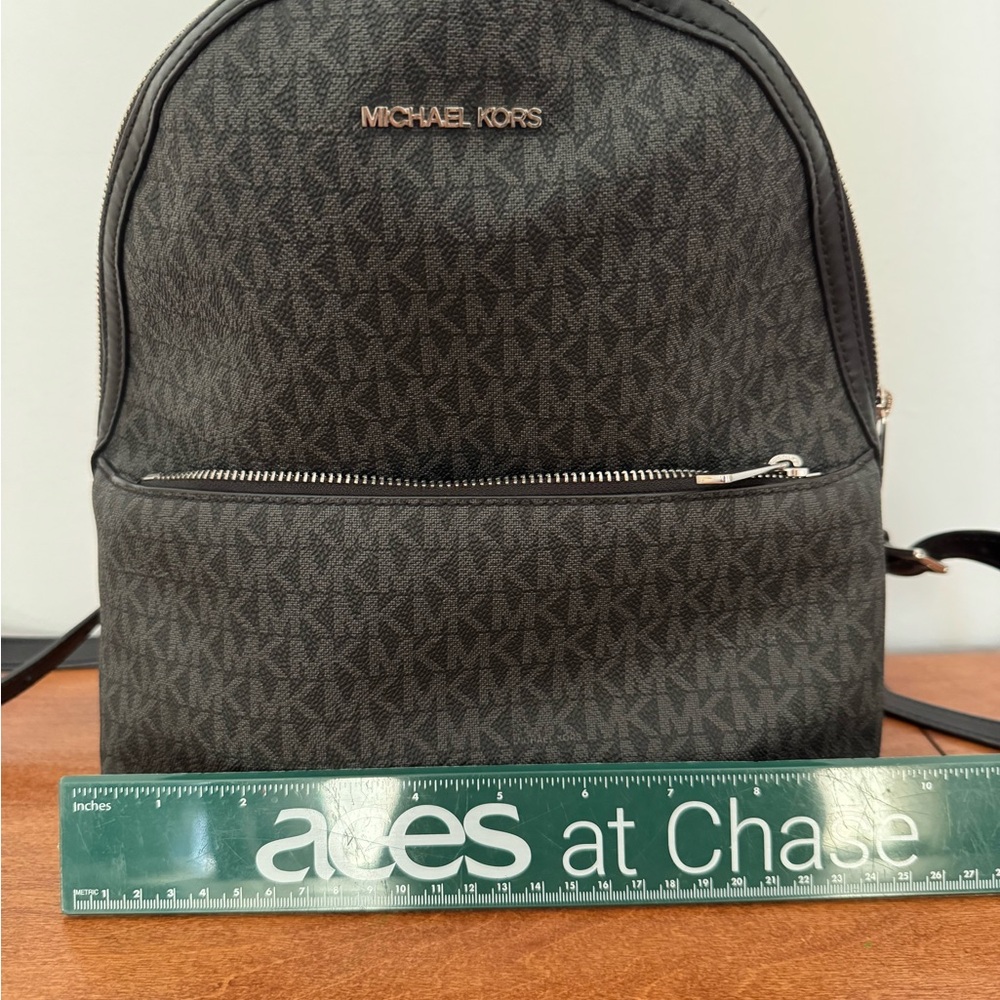 Michael Kors Monogram Backpack - image 6